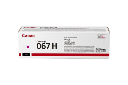 Canon 067H Genuine Magenta Toner Cartridge, 2,350 Pages