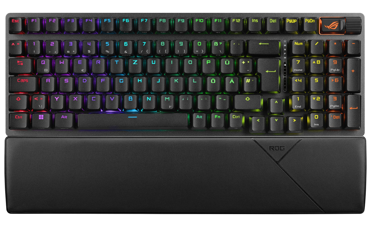 Asus ROG STRIX SCOPE II 96 Wireless Mechanical RGB Gaming Keyboard, 96% Layout, Streamer Hotkeys, Multifunction Controls, Sound-Dampening