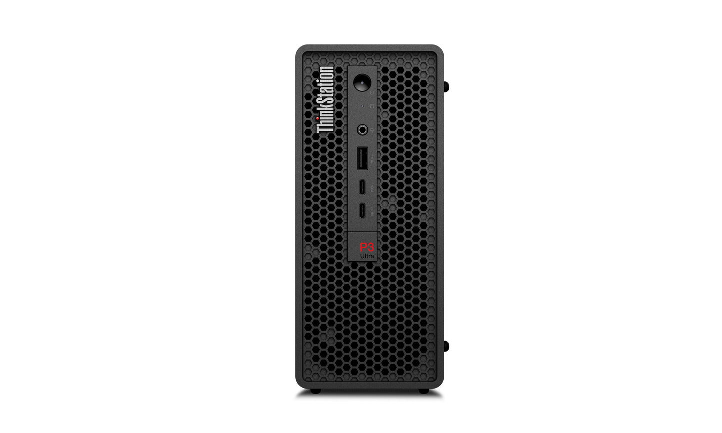 Lenovo ThinkStation P3 Ultra SFF Gen 2 Intel Core Ultra 7 265 32 GB DDR5-SDRAM 1 TB SSD NVIDIA RTX A400 Windows 11 Pro Workstation Black