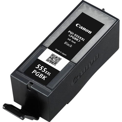 Canon PGI-555PGBK Genuine Black High-Yield Ink Cartridge, 1,000 Pages
