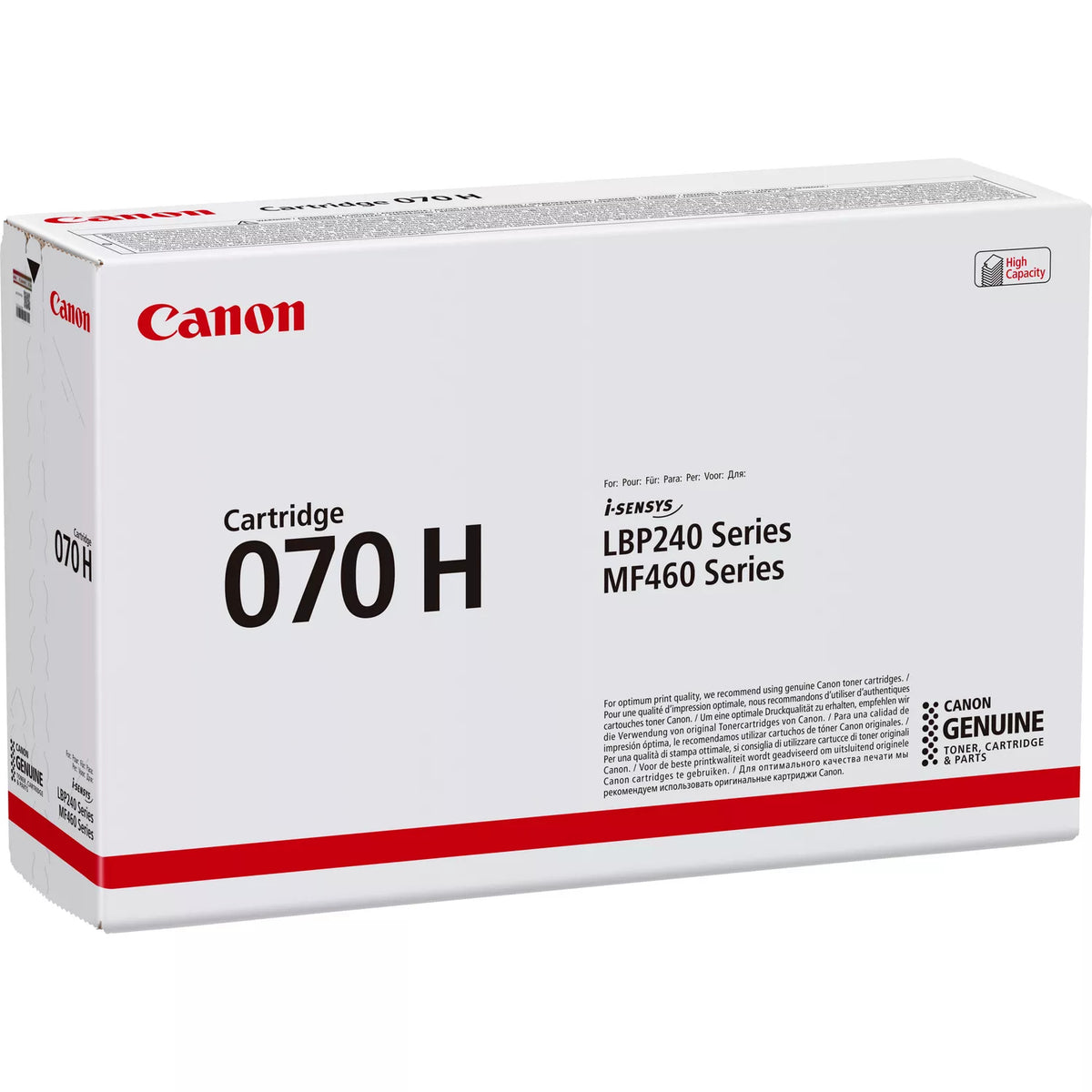 Canon 070H Genuine Black Toner Cartridge, 10,200 Pages, image 3
