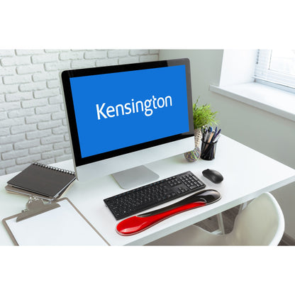 Kensington Slim Duo Gel Keyboard Wrist Rest - Red, image 2
