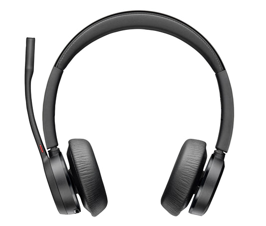 HP Poly Voyager 4320 USB-C Headset +BT700 dongle +Charging Stand