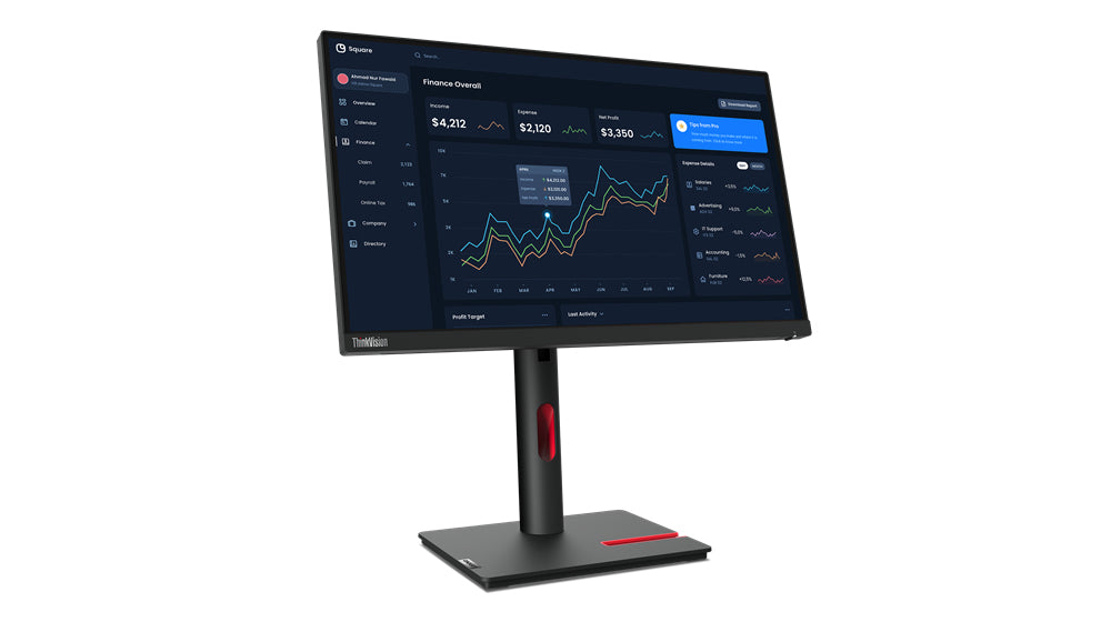 Lenovo ThinkVision T22i-30 21.5" Full HD IPS Monitor, 63B0MAR6UK