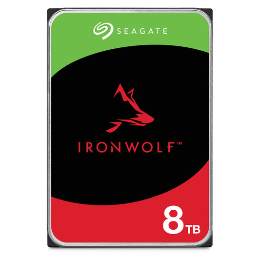 Seagate 3.5", 8TB, SATA3, IronWolf NAS Hard Drive, 5400RPM, 256MB Cache, 8 Drive Bays Supported, OEM