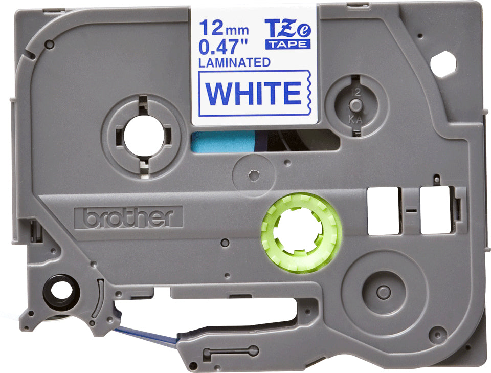 Brother TZe-233 Blue on White Label Tape, 12mm x 8m, image 2