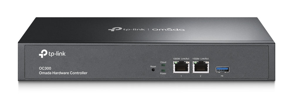 TP-LINK (OC300) Omada Hardware Controller, 2x GB LAN, USB 3.0, up to 500 APs/Switches/SafeStream Routers, Cloud Access, Multi-Site