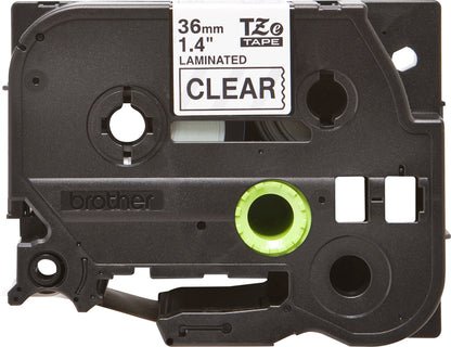 Brother TZe-161 Black on Transparent Laminated Tape, 36mm x 8m, image 2