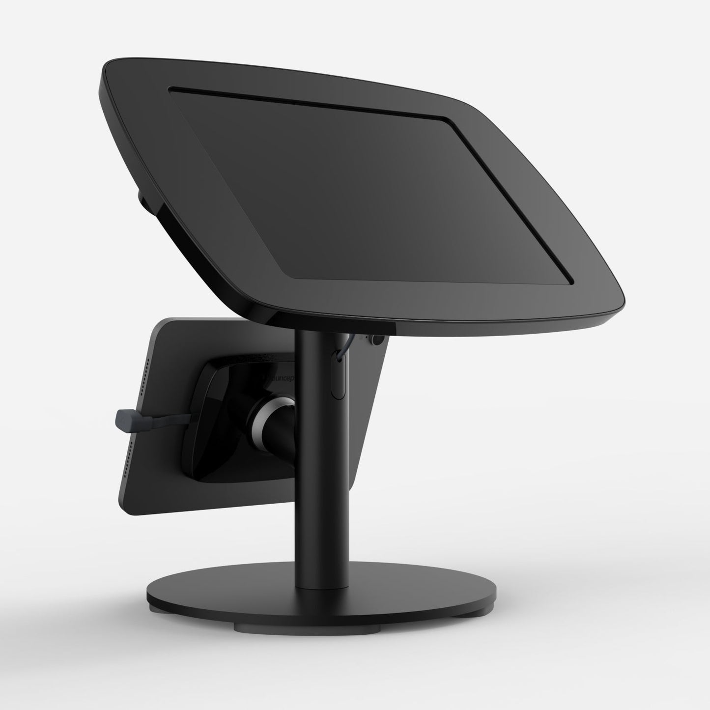 Bouncepad Original Twin + Counter Base | Microsoft Surface Go 10.0 (2018) | Black | Exposed Front Camera and Home Button