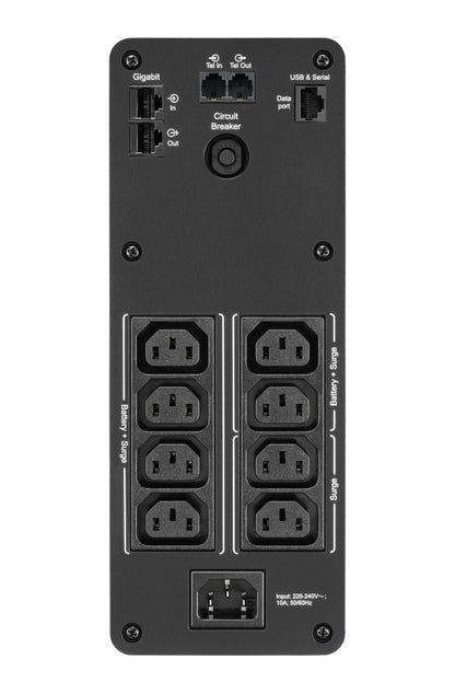 APC Back-UPS Pro BR1600SI 1600VA/960W Line-Interactive UPS, 8 IEC C13, Tower, image 3