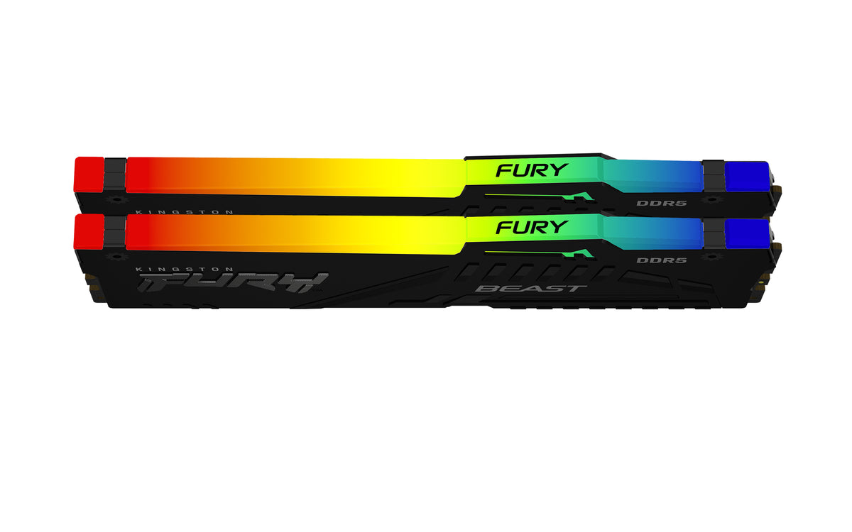 Kingston FURY 16GB (2x8GB) DDR5 6000MT/s DIMM Desktop Memory, CL30, KF560C30BBEAK2-16, image 2