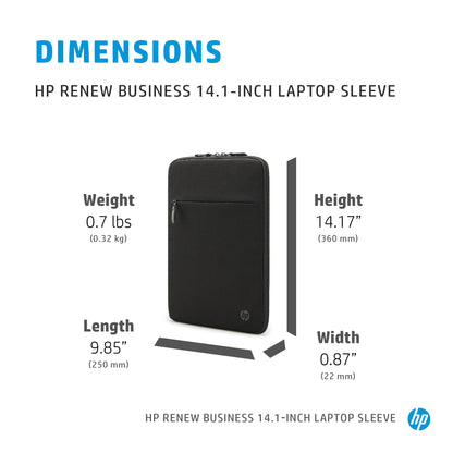 HP Renew Business 14.1" Laptop Sleeve, image 4