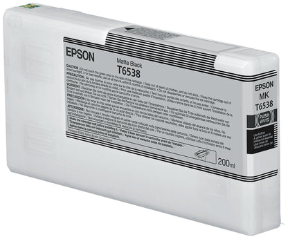 Epson T6538 Genuine Black Ink Cartridge, image 2