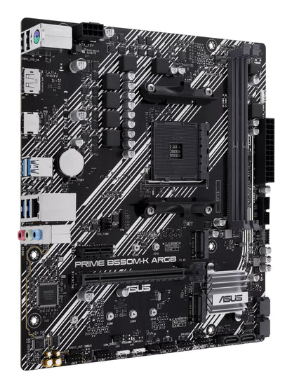 ASUS PRIME B550M-K ARGB AMD B550 Socket AM4 micro ATX, image 3
