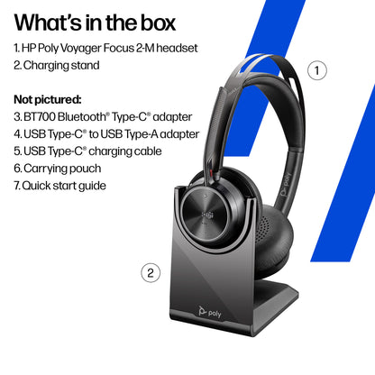 HP Voyager Focus 2 Microsoft Teams Certified USB-C-C Headset, image 4