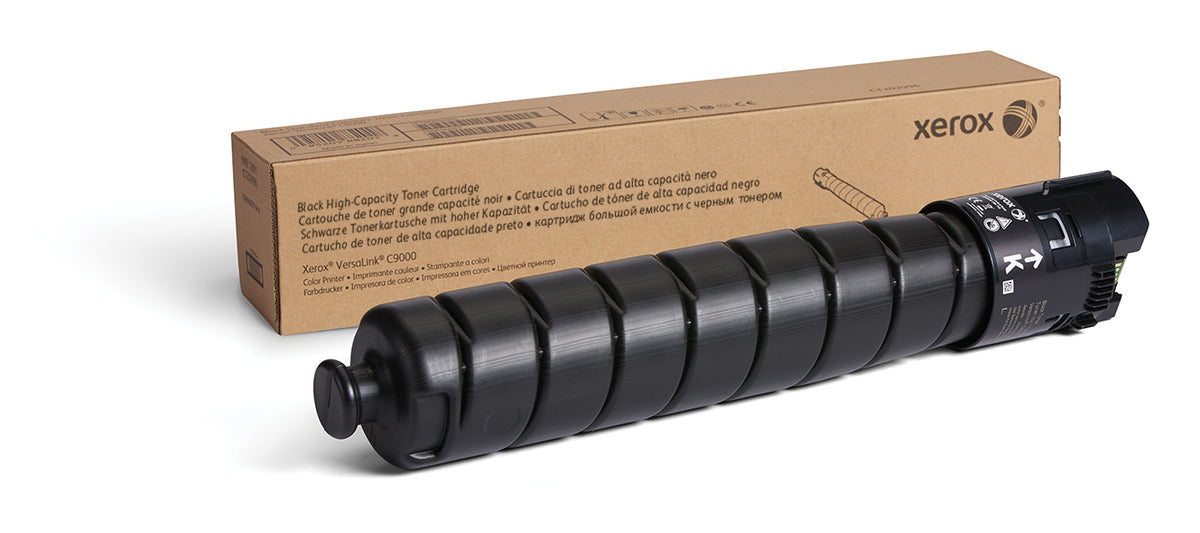 Xerox C9000 Genuine Black High-Yield Toner Cartridge, 31,400 Pages