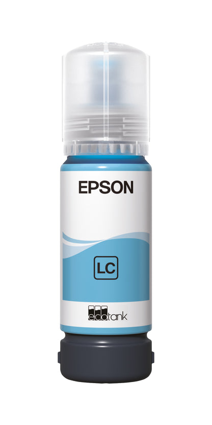 Epson 107 Genuine Cyan Ink Bottle, Standard Yield, C13T09B540