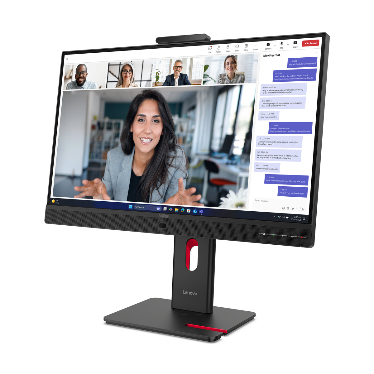 Lenovo ThinkVision T24-4v Monitor 23.8" Full HD IPS Monitor, 120Hz, image 4