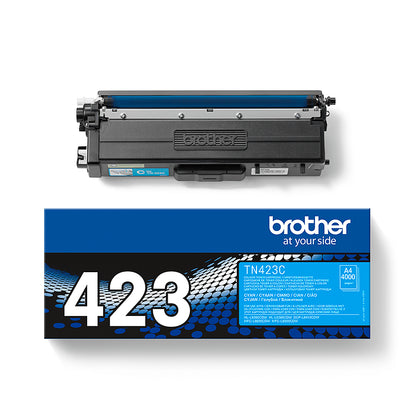 Brother TN-423C Genuine Cyan High-Yield Toner Cartridge, 4,000 Pages, image 4