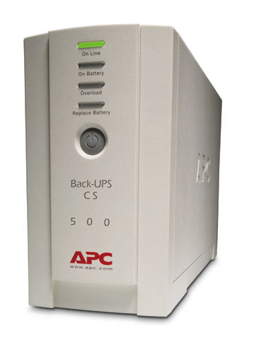 APC Back-UPS BK500EI 500VA/300W Standby UPS, 4 IEC C13, Tower