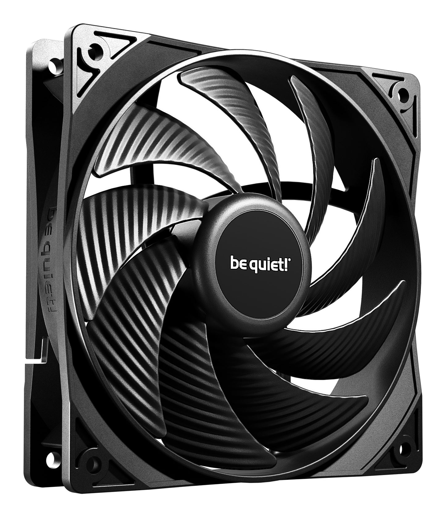 Be Quiet! BL106 Pure Wings 3 PWM High Speed 120mm Case Fan, Rifle Bearing, Black, 2100 RPM, Ultra Quiet