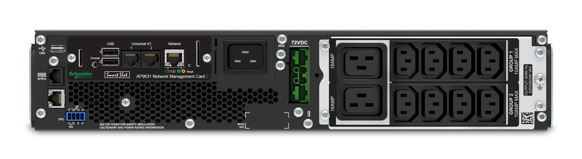APC Smart-UPS SRT2200RMXLI-NC 2200VA/1980W Online UPS, 12 Outlets, Rackmount, image 2