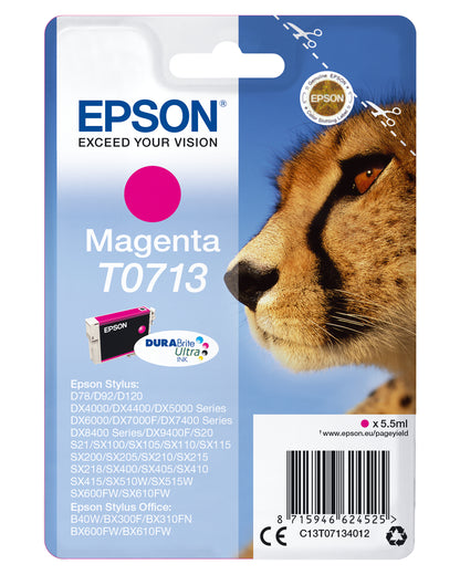 Epson T0713 Genuine Magenta Ink Cartridge
