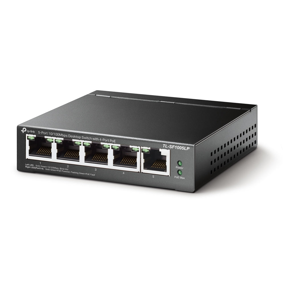 TP-Link 5-Port 10/100Mbps Desktop Switch with 4-Port PoE Fast Ethernet Unmanaged, image 2