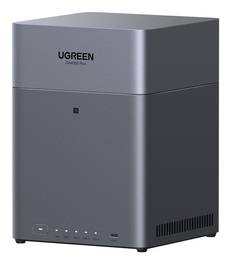 Ugreen DH4300 Plus NAS Mini Tower 8 GB LPPDDR4X UGOS Pro Grey