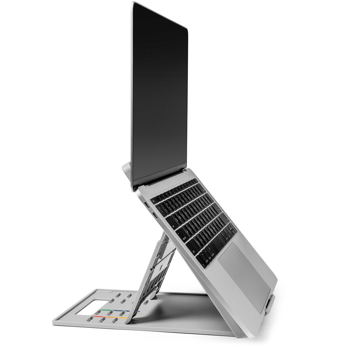 Kensington SmartFit Easy Riser Go Adjustable Ergonomic Laptop Riser and Cooling Stand for, Grey, K50421EU, image 2