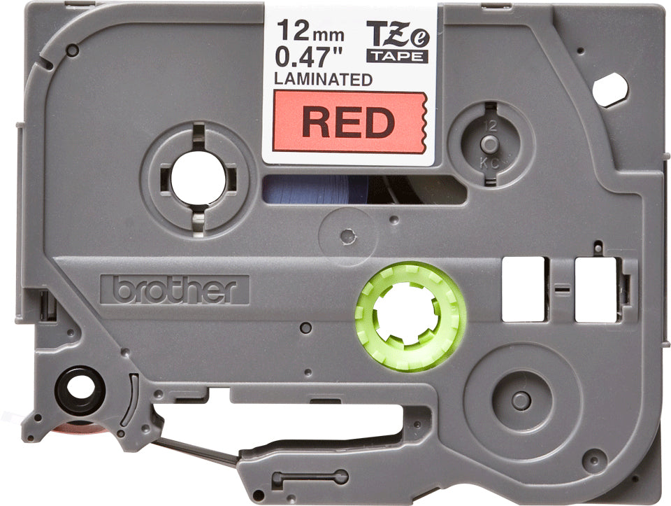 Brother TZe-431 Black on Red Label Tape, 12mm x 8m, image 3