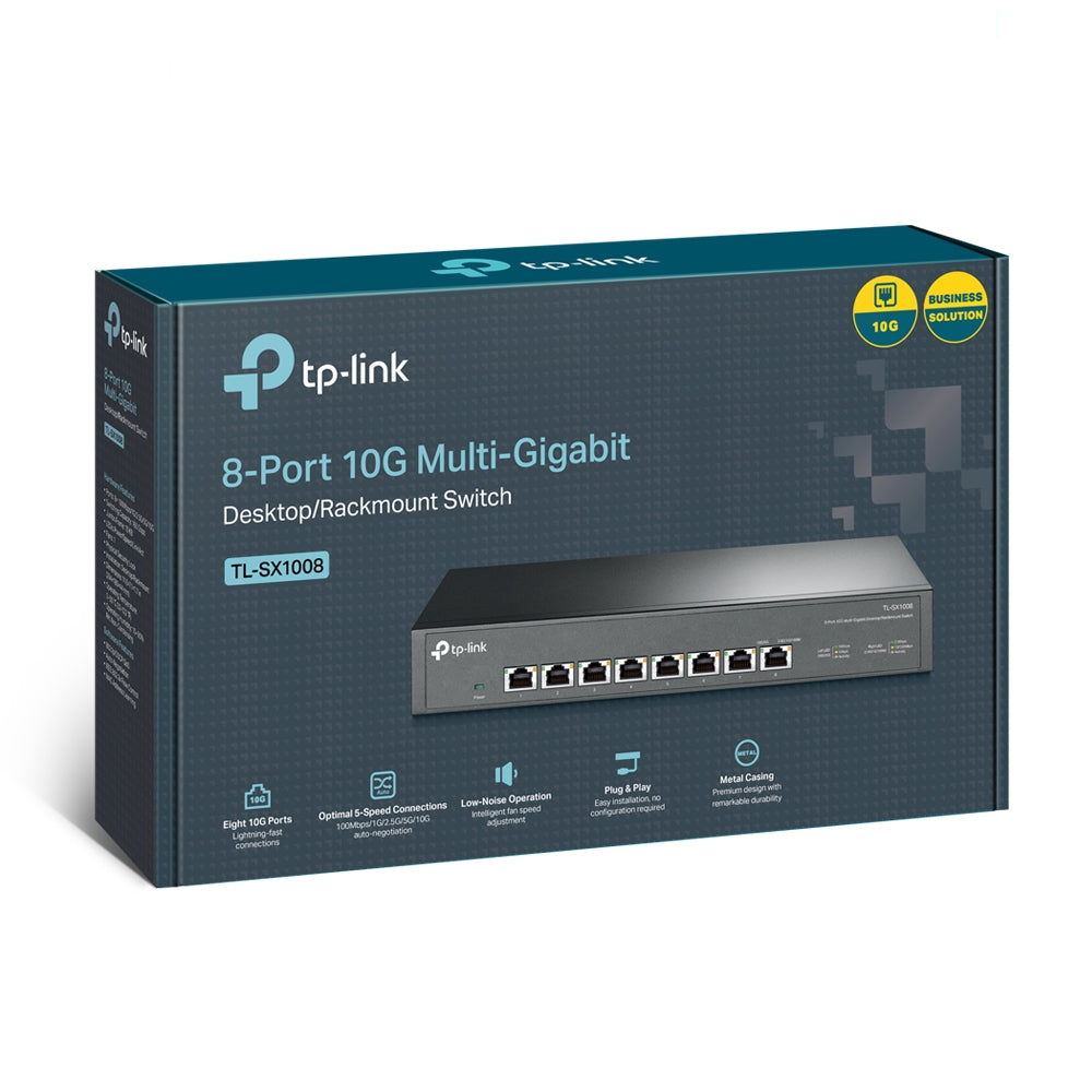 TP-Link 8-Port 10G Desktop/Rackmount Switch Unmanaged, image 7