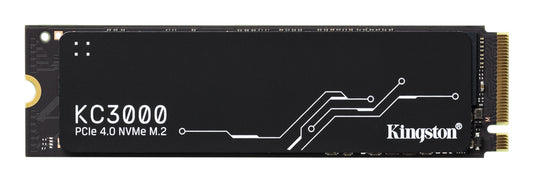 Kingston 1TB KC3000 M.2 NVMe Gen4 SSD, M.2 2280, PCIe4, 3D TLC NAND, R/W 7000/6000 MB/s, 900K/1M IOPS, Aluminium Heatspreader