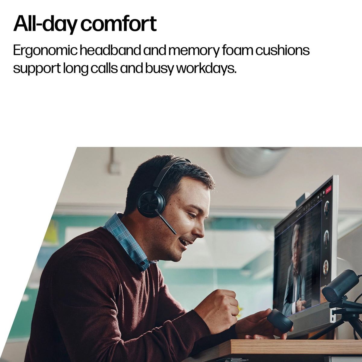 HP Voyager Focus 2 Microsoft Teams Certified USB-C-C Headset, image 6