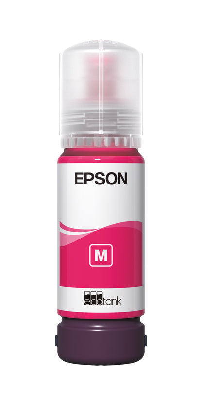 Epson 107 Genuine Magenta Ink Bottle, Standard Yield, C13T09B340, image 2