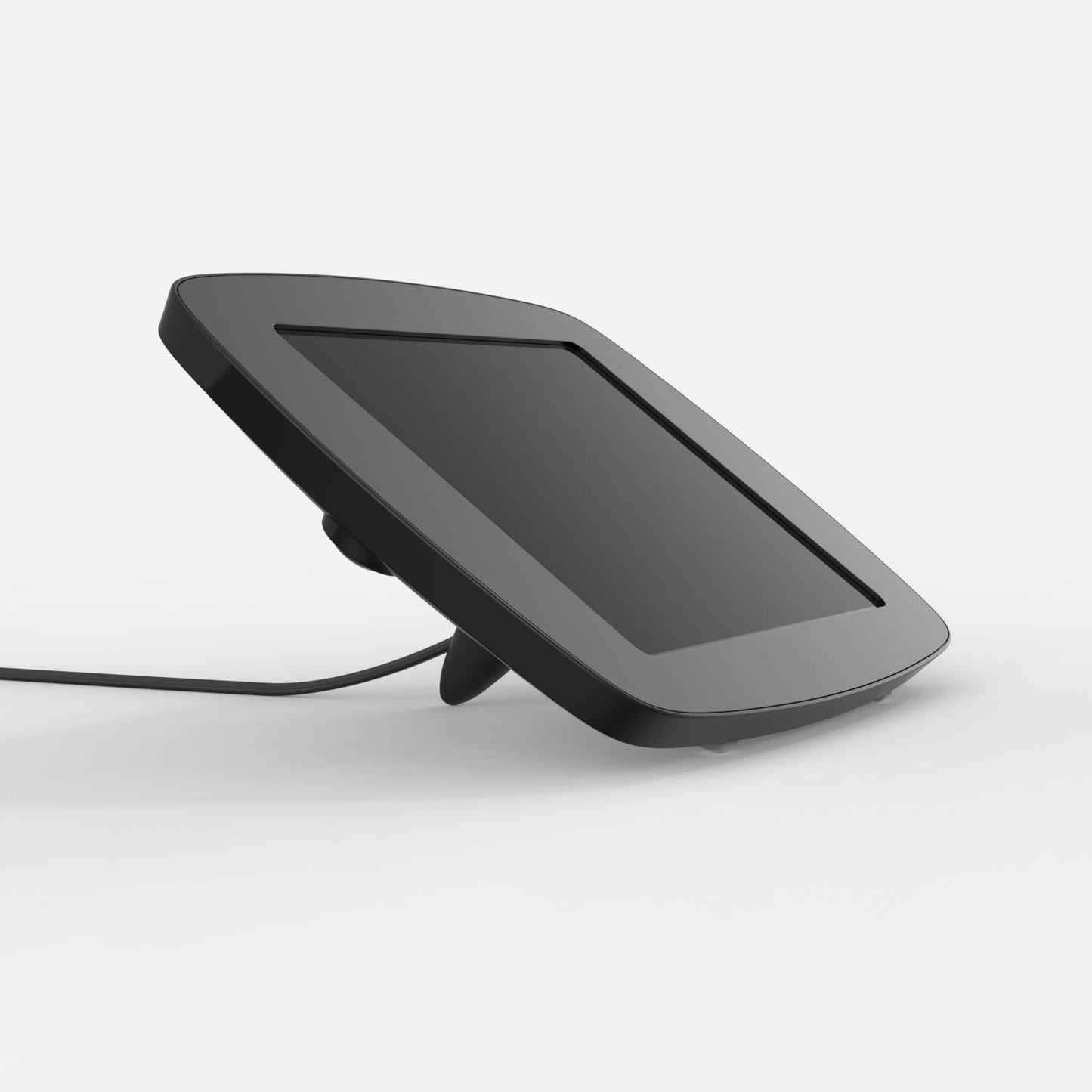 Bouncepad Lounge with Reinforced USB Cable | Covered Front Camera and Home Button | Black | Apple iPad Pro 5th Gen 11-inch (2024)