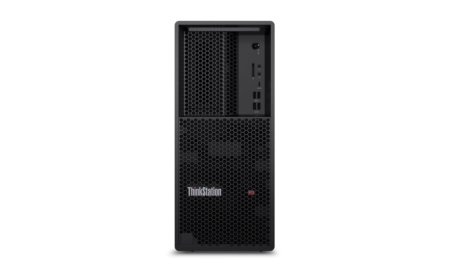 Lenovo ThinkStation P3 Tower Gen 2 Intel Core Ultra 7 265K 64 GB DDR5-SDRAM 1 TB SSD Windows 11 Pro Workstation Black