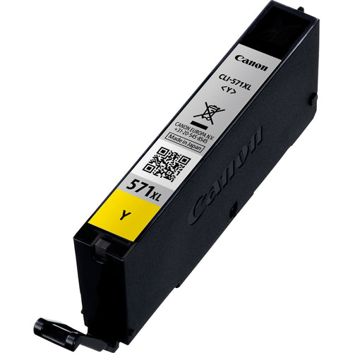 Canon 571XL Genuine Yellow High-Yield Ink Cartridge, 715 Pages
