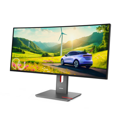 Lenovo ThinkVision P34WD-40 Monitor 34" UltraWide QHD IPS Monitor, 120Hz, USB-C, image 2