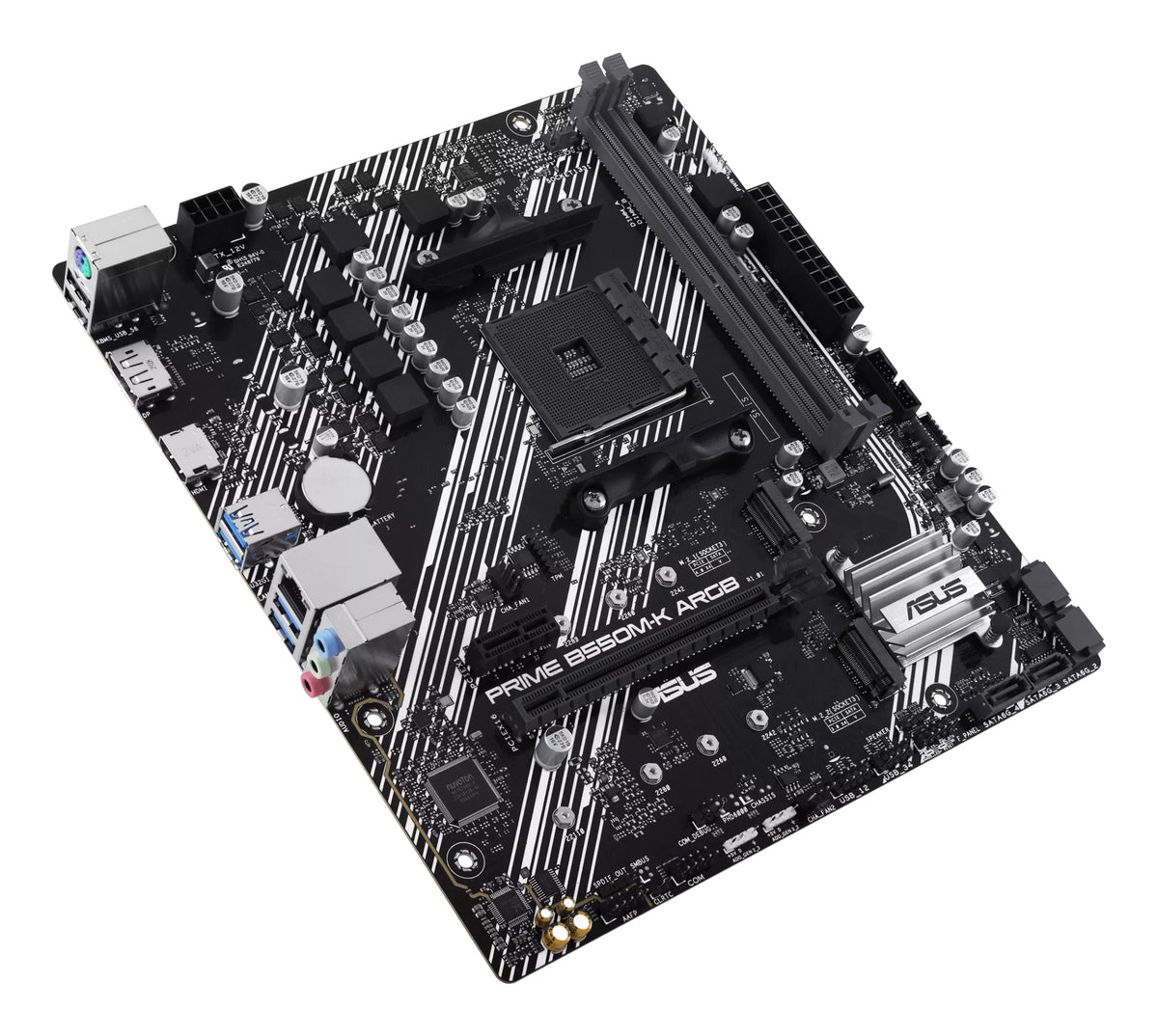 ASUS PRIME B550M-K ARGB AMD B550 Socket AM4 micro ATX, image 5