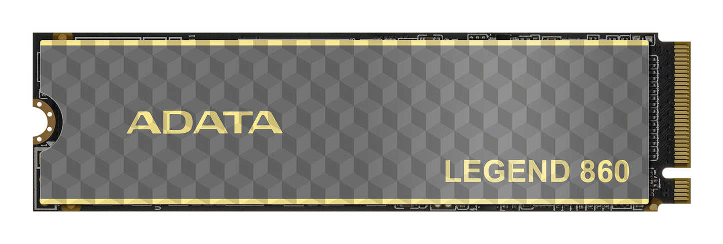 ADATA 500GB Legend 860 M.2 NVMe Gen4 SSD, M.2 2280, PCIe4, R/W 5000/3000 MB/s, PS5 Compatible