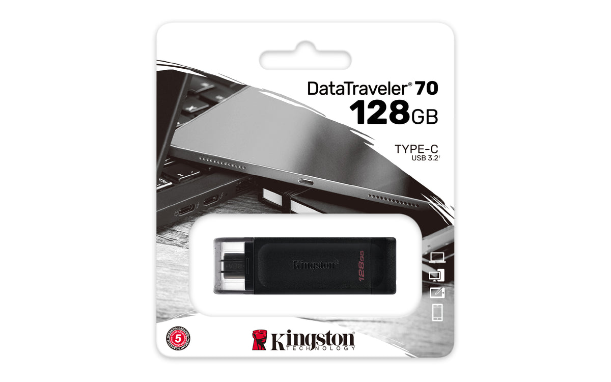 Kingston DataTraveler 128GB USB-C 3.2 Gen 1 70, image 5