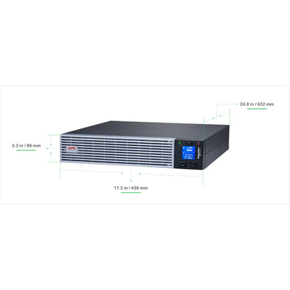 APC Easy UPS SRVL3KRIRK 3000VA/2700W Online UPS, 6 Outlets, Rackmount, image 5