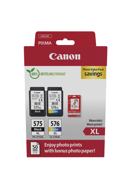 Canon 5437C006 Genuine 4-Colour High-Yield Ink Multipack