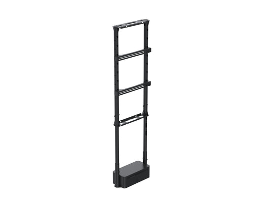 Ergonomic Solutions SpacePole Digital Signage Height adjustable in-window mount for portrait screens up to 75" (up to VESA 400x600)