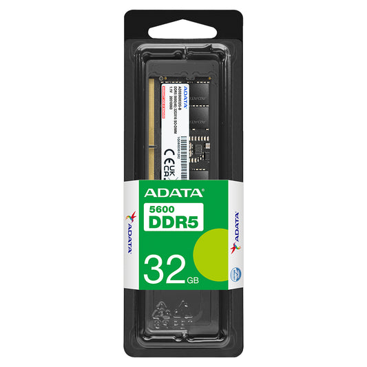 ADATA Standard 32GB, DDR5, 5600MHz (PC5-44800), CL46, 1.1V, ECC, SODIMM Memory