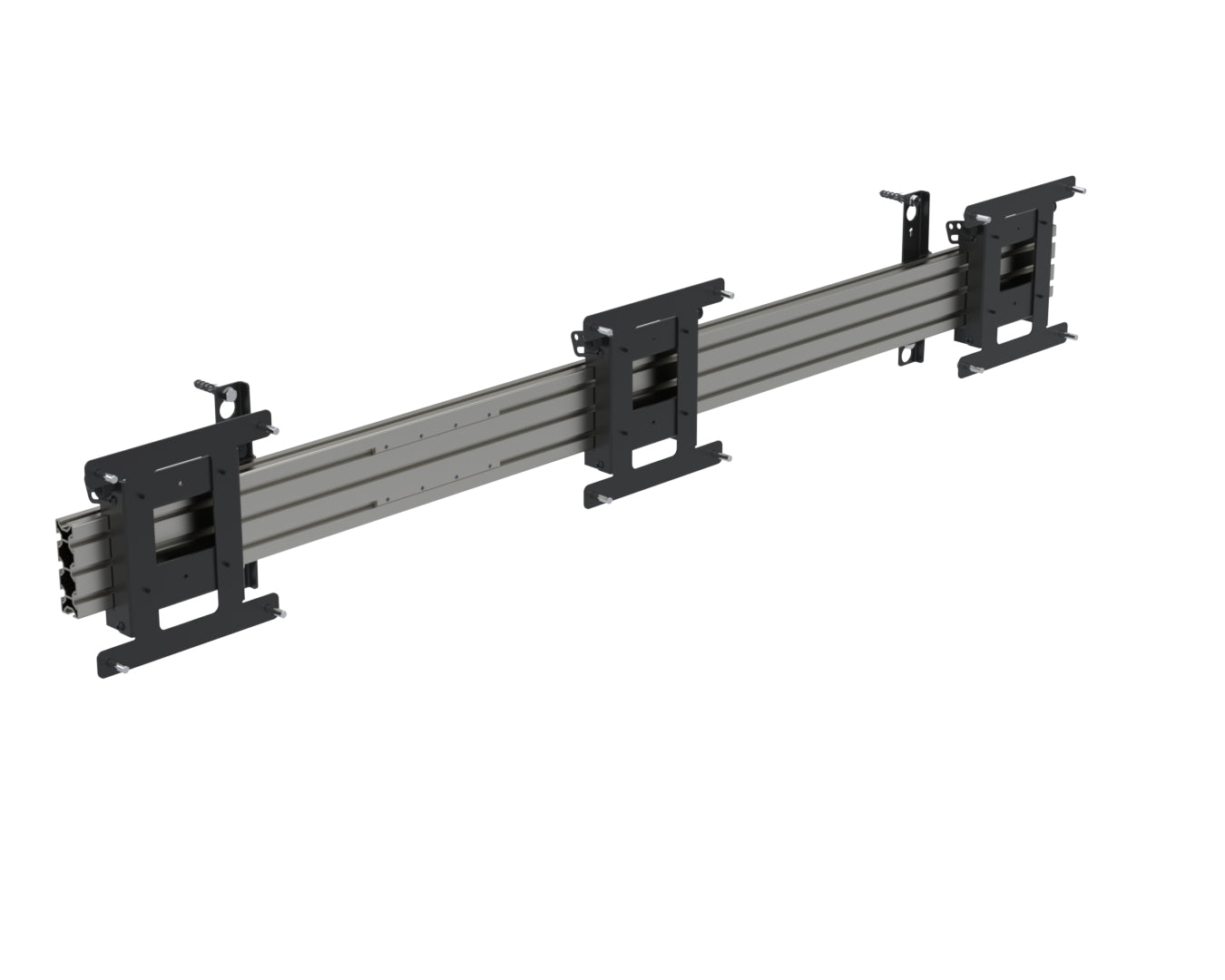 Ergonomic Solutions SpacePole Digital Signage Menu board mount, with tilt, for 3 screens (portrait) up to 43" (VESA 100 and 200)