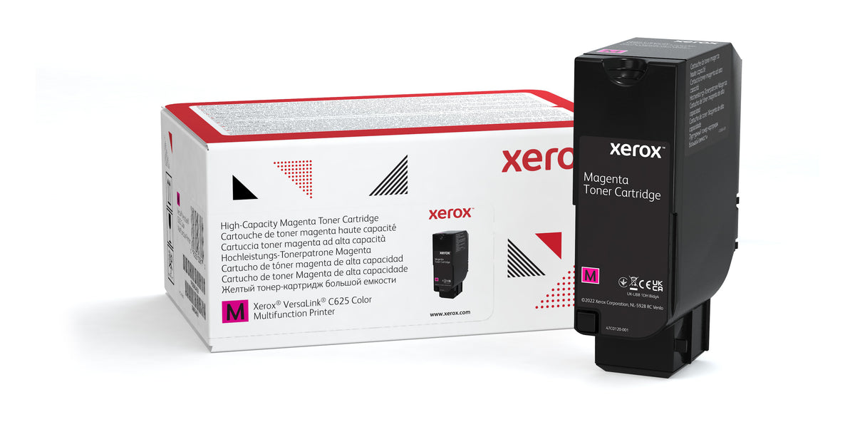 Xerox C625 Genuine Magenta High-Yield Toner Cartridge, 16,000 Pages