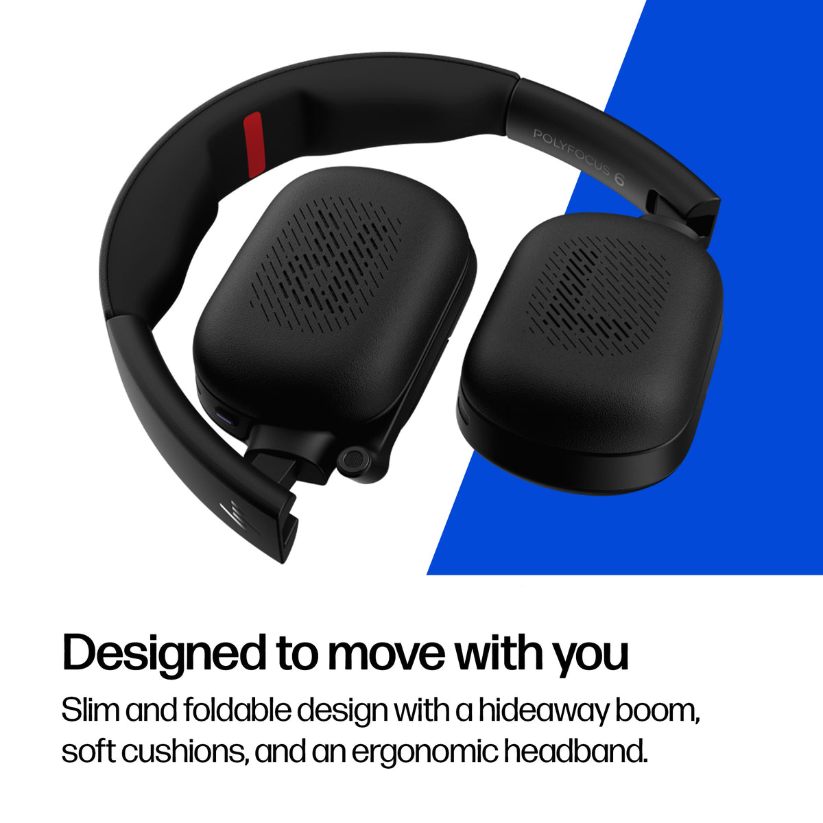 HP Focus 625 Fold Stereo Bluetooth Headset, image 6
