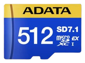ADATA 512GB Premier Extreme MicroSDXC SD7.1 Express Card, Nintendo Switch 2 Ready, 800MB/s